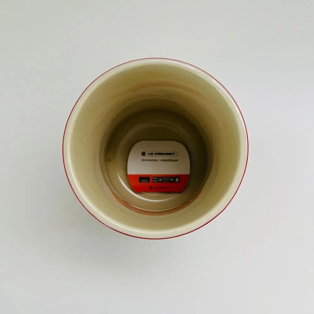 LE CREUSET Cerise Cherry 1.1 L Signature Utensil Holder Crock